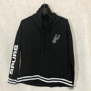 NBA UNK Womens funnel Spurs sweatshirt pullover